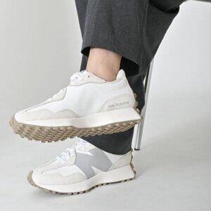 New Balance 327 Casual Women Sneakers Shoes Sea Salt Brighton Grey size 6.5 NEW